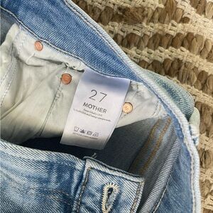 Mother Jeans NWT / sz 27 . Insider step fray crops